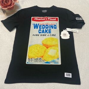 WEDDING CAKE Size M NWT Wedding Cake Wake Bake & Cake T-Shirt